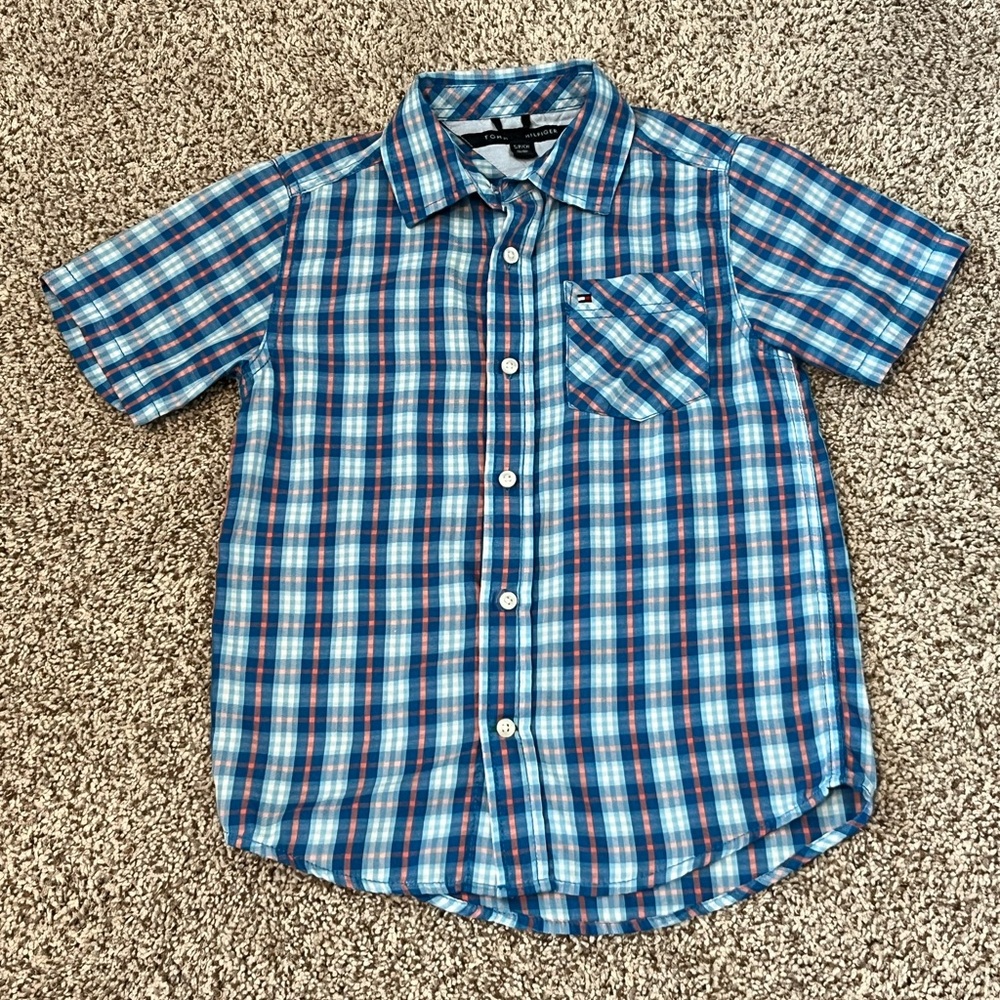 Tommy Hilfiger Boys Spring Plaid Top